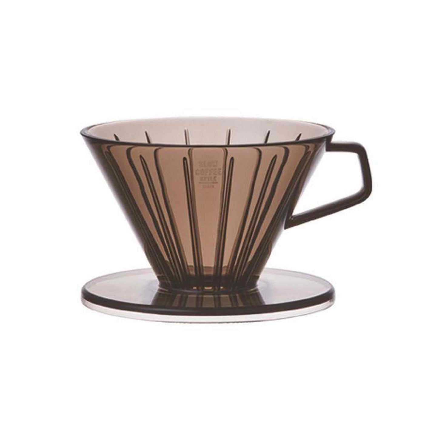 Kinto SCS-02-BR-CGY Plastic Brewer - 2 Cup - Clear Grey