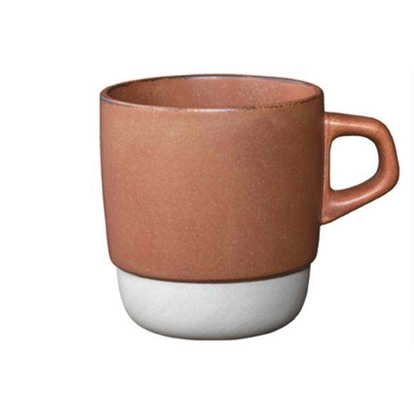 Kinto SCS Porcelain Stacking Coffee Mug - Orange - 320ml