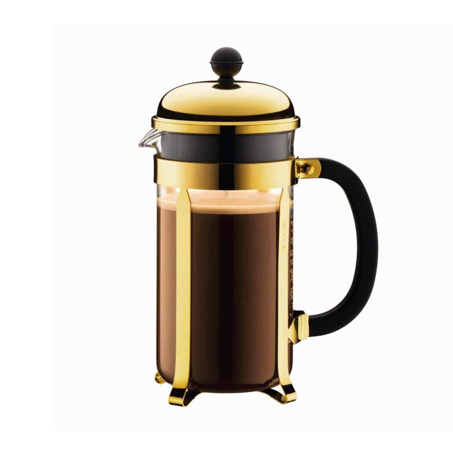 Bodum Chambord Coffee Maker 1l - 8 Cup - Gold Plated