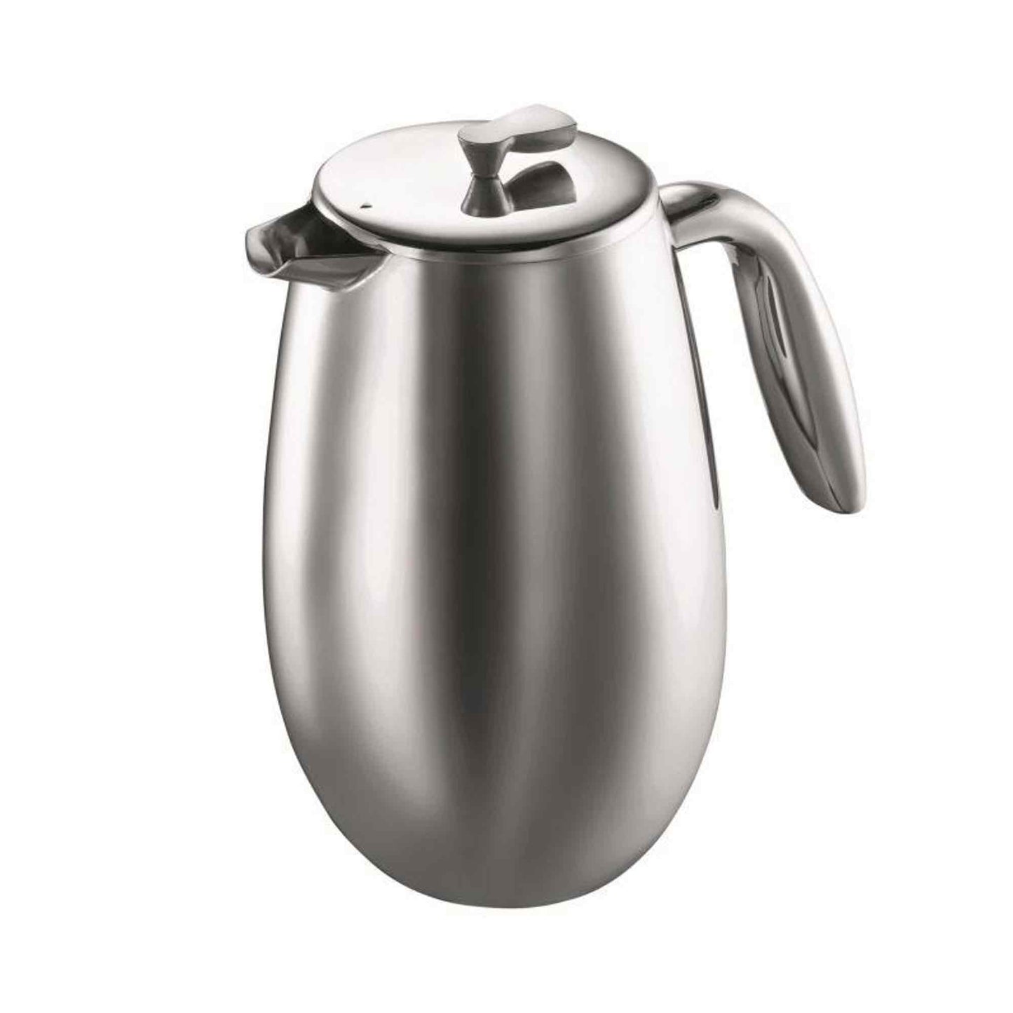 Bodum Colombia Double Wall French Press Coffee Maker 1L - 8 Cup Stainless Steel
