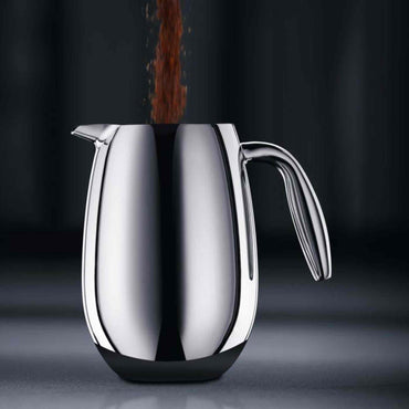 Bodum Colombia Double Wall French Press Coffee Maker 1L - 8 Cup Stainless Steel