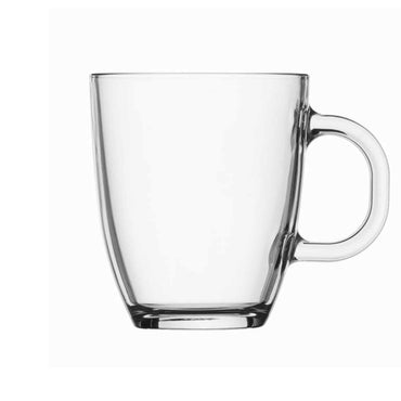 Bodum Bistro Glass Coffee Mug - 0.35l / 12oz - 6 Pack