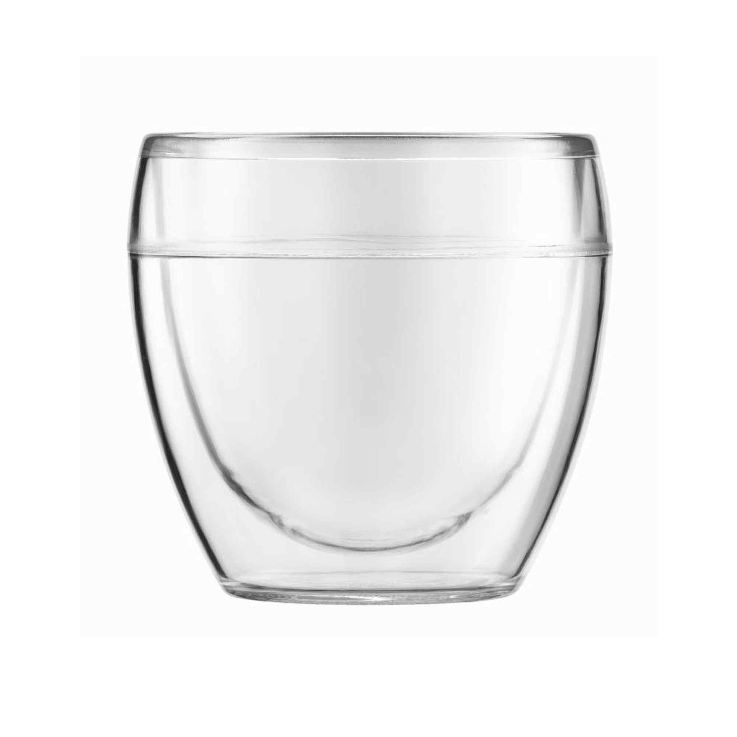 Bodum Pavina Plastic Double Wall Coffee Cup - 0.25l / 8oz - Pack of 6