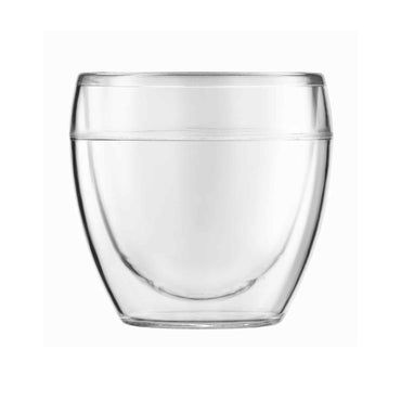 Bodum Pavina Plastic Double Wall Coffee Cup - 0.25l / 8oz - Pack of 6