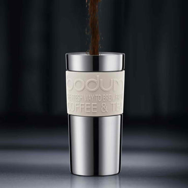 Bodum Travel Press Coffee Maker - Stainless Steel - 0.35l - 12oz