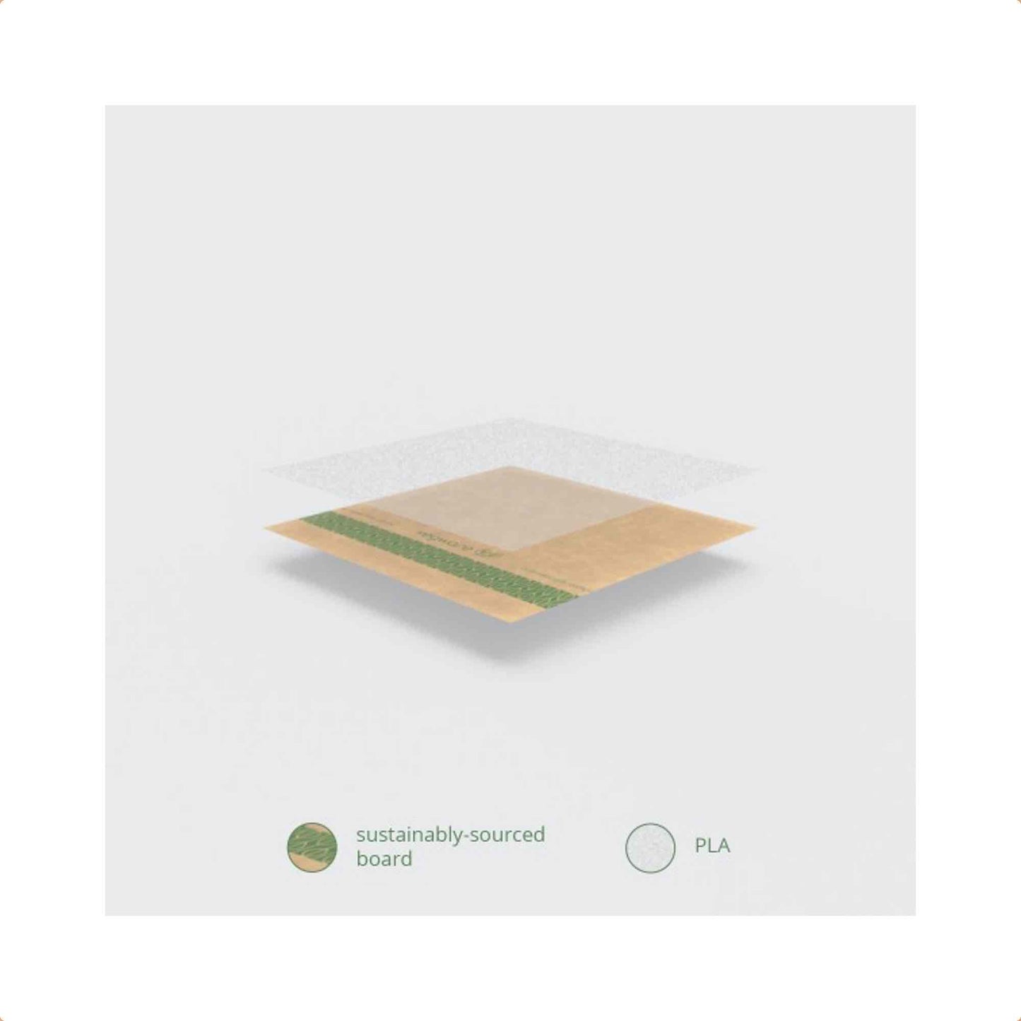 Vegware 16oz Kraft Compostable Single Wall Hot Cups - Case of 1000