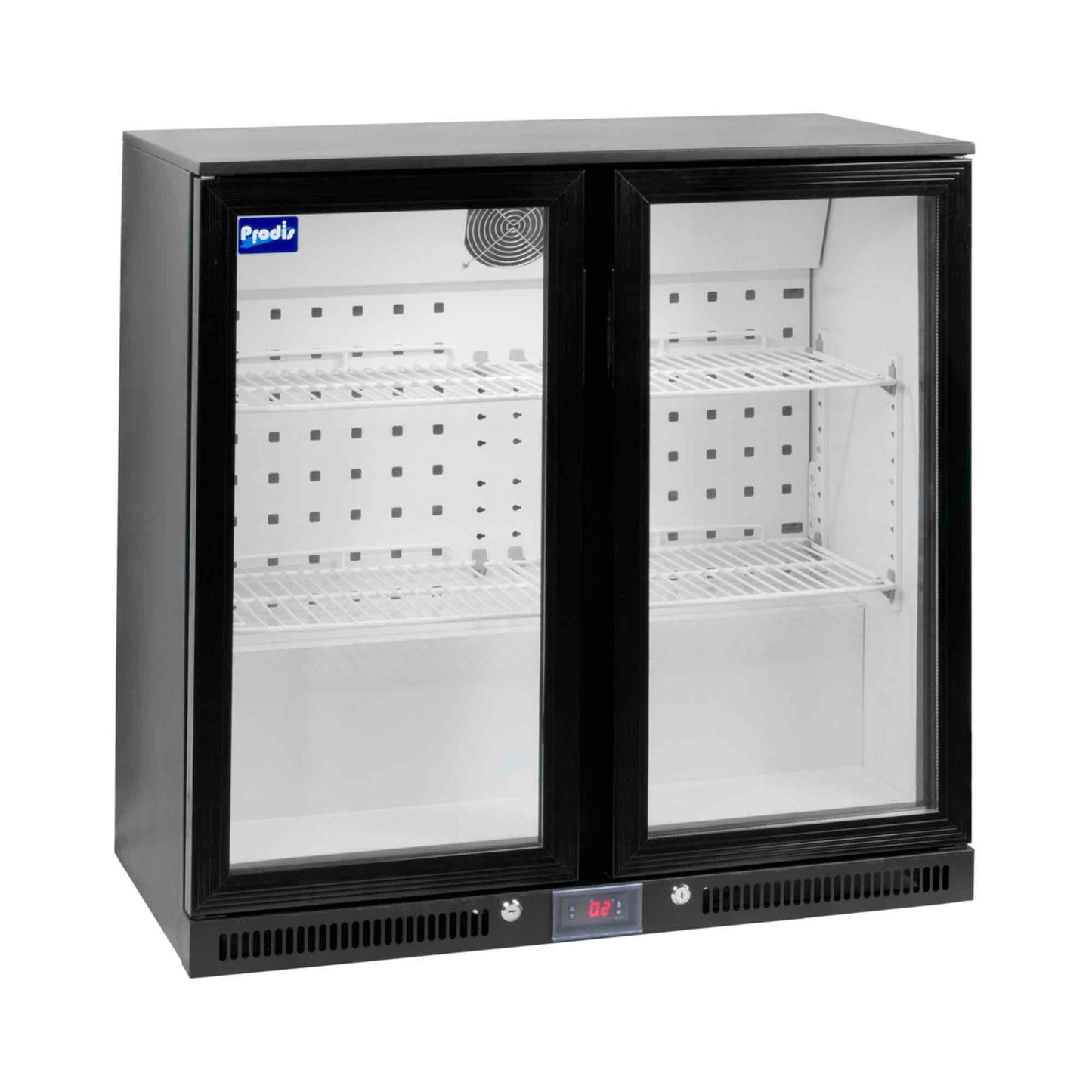 Prodis NT2BHLO-HC Low Profile Double Hinged Door Bottle Cooler