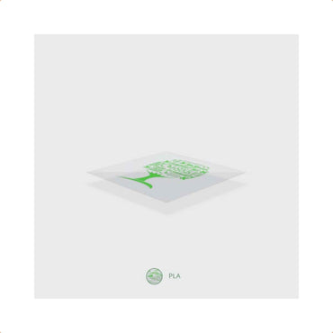 Vegware Plant-Based 7oz PLA Cold Cup, 76-Series - Green Tree - Case of 1000