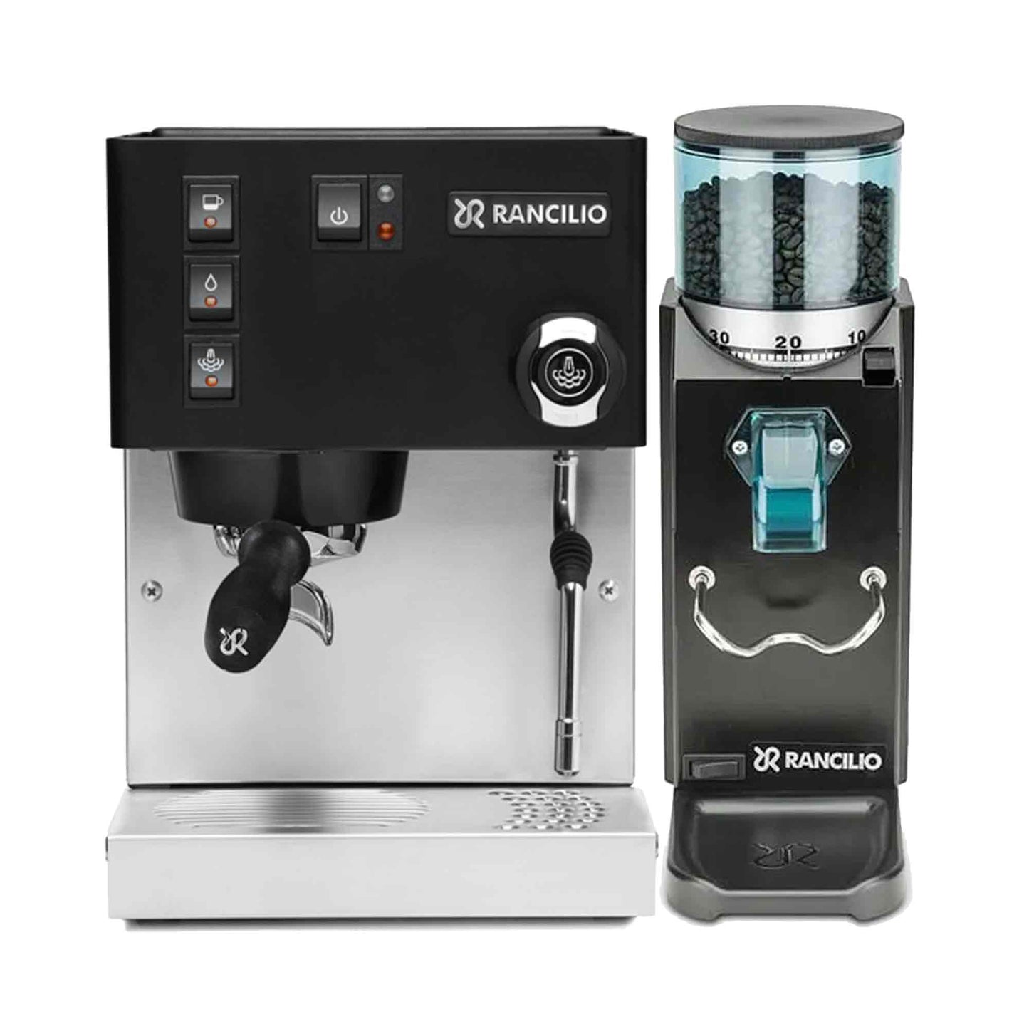 Rancilio Silvia E V6 Home Espresso Machine + Rocky SD Grinder Package