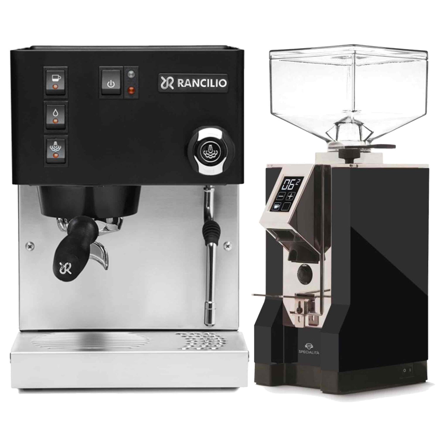 Rancilio Silvia E V6 Home Espresso Machine + Eureka Specialita Grinder Package