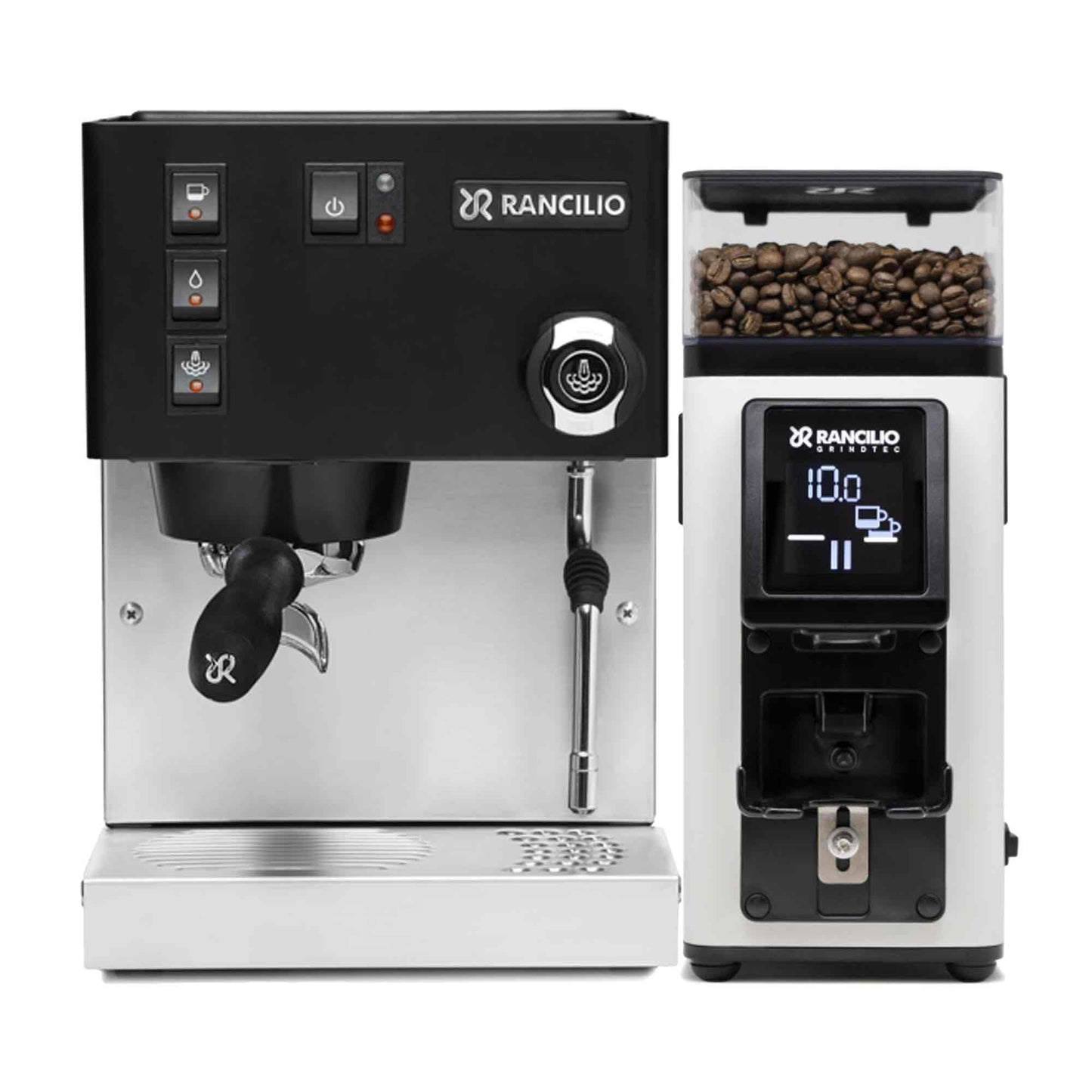 Rancilio Silvia E V6 Home Espresso Machine + Stile Grinder Package