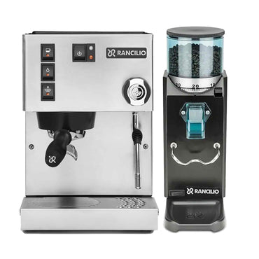 Rancilio Silvia E V6 Home Espresso Machine + Rocky SD Grinder Package