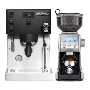 Rancilio Silvia Pro X Espresso Machine + Sage Smart Grinder Pro Package