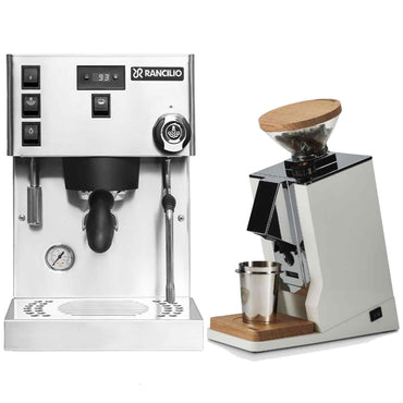 Rancilio Silvia Pro X Espresso Machine + Eureka Oro Single Dose Grinder Package