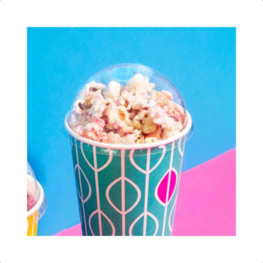 Vegware Plant-Based 96-Series PLA Dome Lid, No Hole - Case of 1000