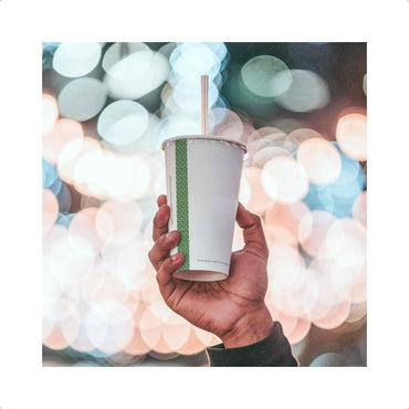 Vegware Plant-Based 22oz Paper Cold Cup, 96-Series - Case of 1000