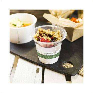 Vegware Plant-Based 9oz PLA Cold Cup, 96-Series - Case of 1000