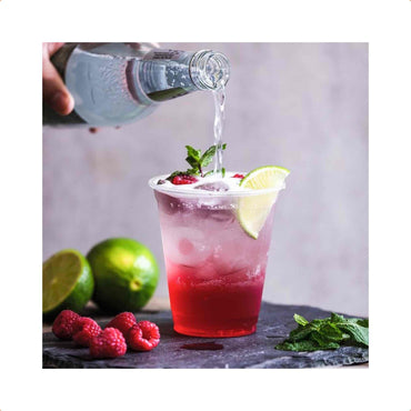 Vegware 12oz / 300ml Plain PLA Cold Cup, 96-Series - Case of 1000