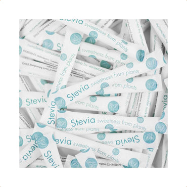 Vegware Compostable Stevia Natural Sweetener Sticks - Box of 1000