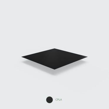 Vegware 8oz Eco Compostable CPLA Black Hot Coffee Cup Lids - Case of 1000 - 79 Series