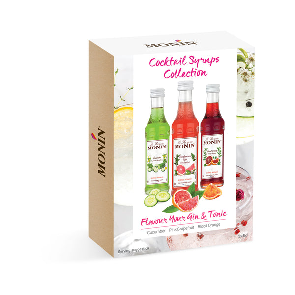 Monin Premium Cocktail Syrup Gift Set 3x5cl