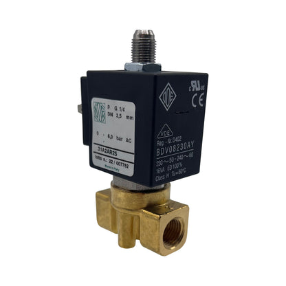 ODE 3-Way Solenoid Valve 230V 1/4" 3mm – Simonelli / Victoria Arduino