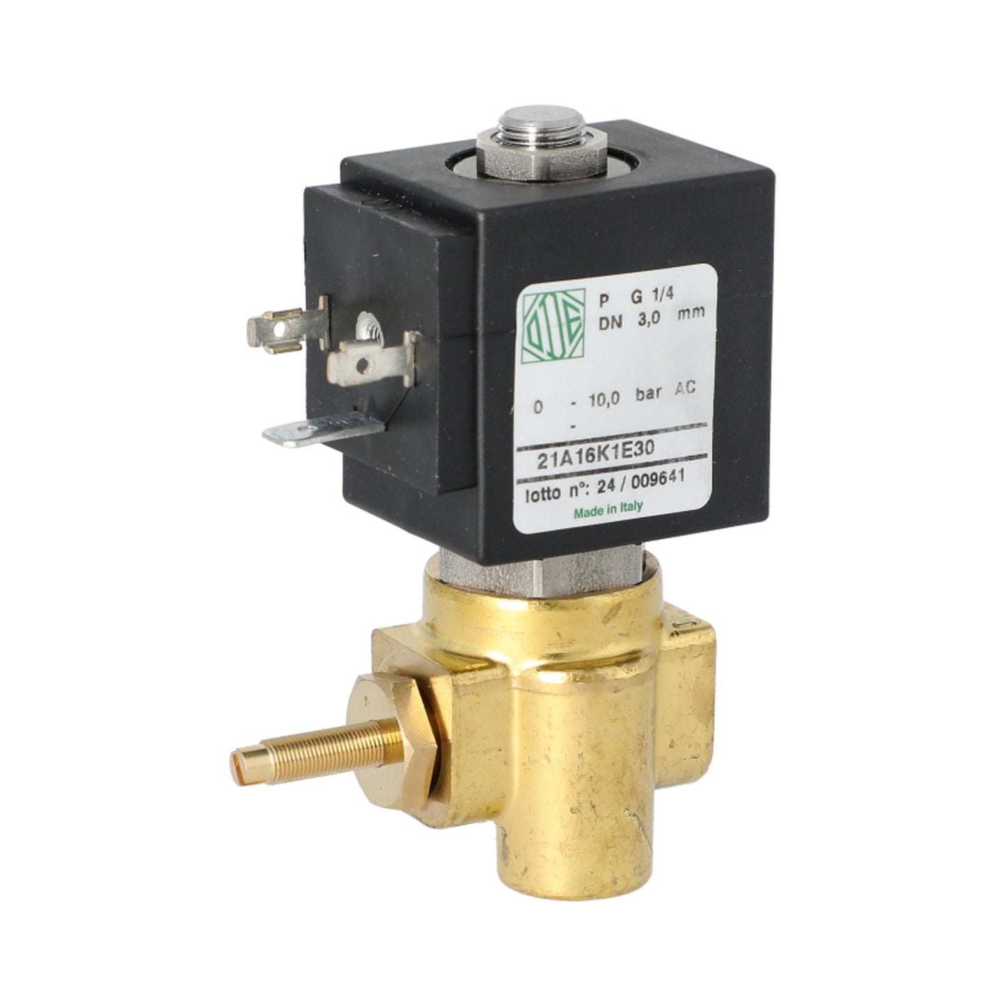 ODE 2-Way Solenoid Valve 230V 1/4 3mm – Simonelli / VA