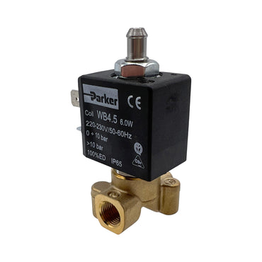 Parker 3-Way Inlet Solenoid Valve 230V 1/8" 2.5mm – Simonelli / VA