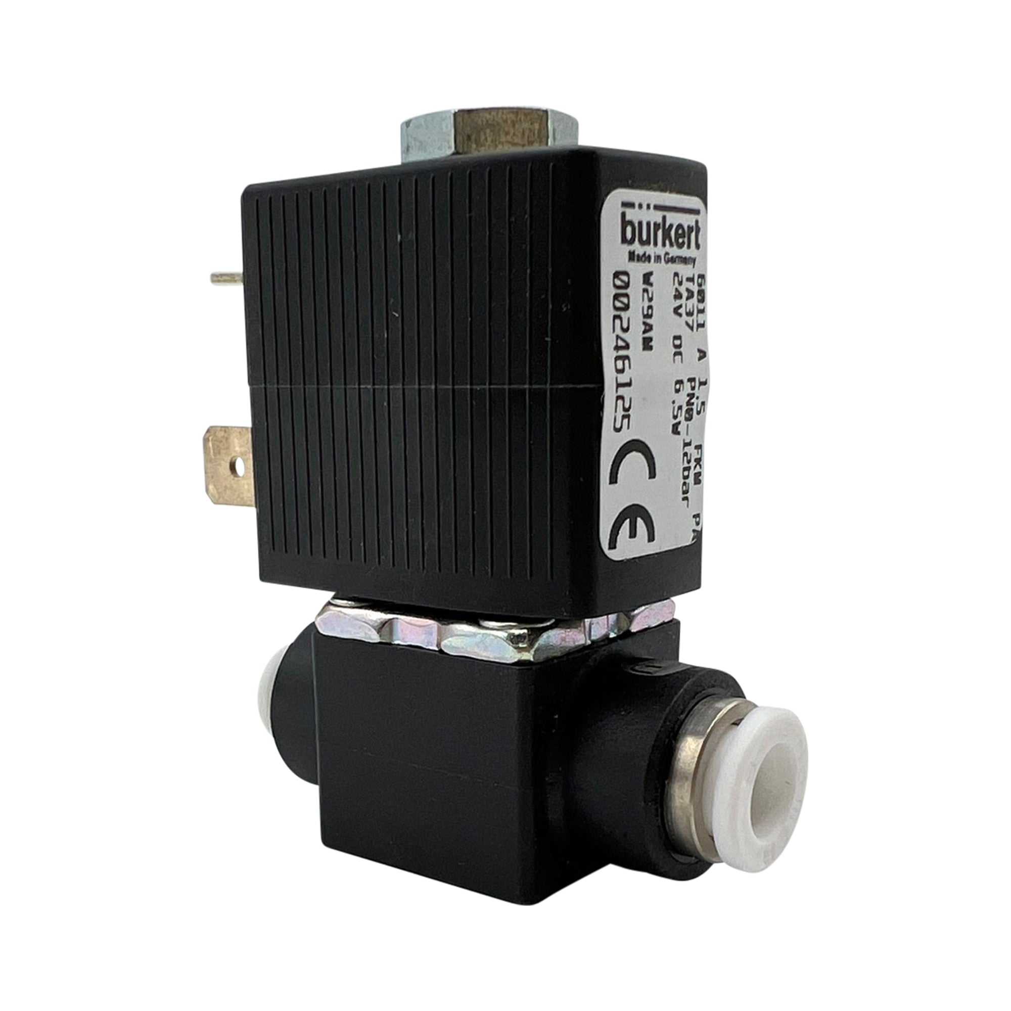 Rex Royal 2/2-Way Solenoid Valve 24V 6mm x 4mm for Industrial Use