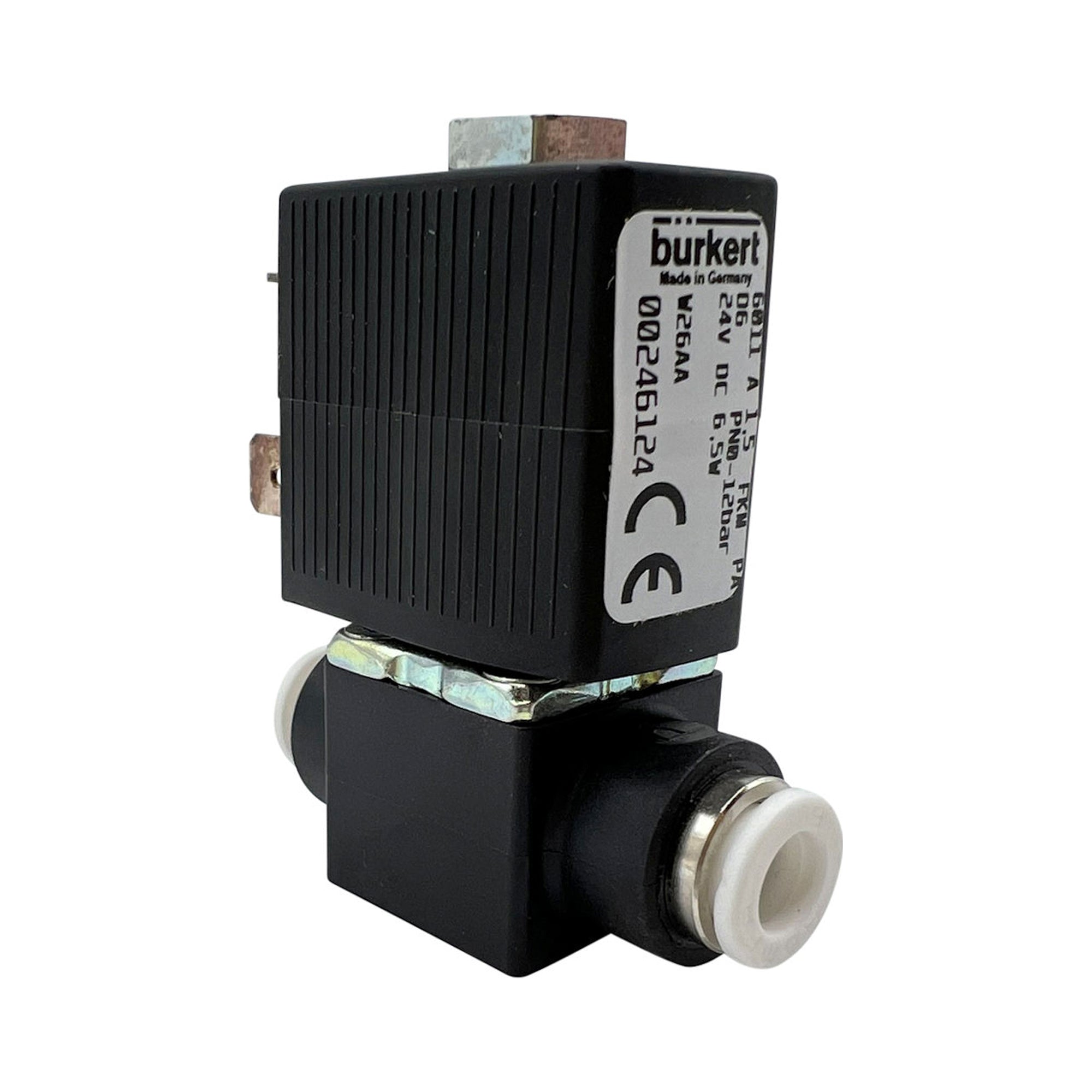 Rex Royal 2/2-Way Solenoid Valve 24V 6mm x 6mm DN1.5mm