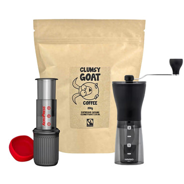 AeroPress Brew Kit - Aeropress, Grinder & Coffee