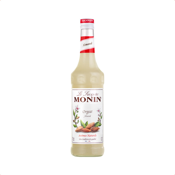 Monin Premium Almond Orgeat Syrup 700ml Glass Bottle