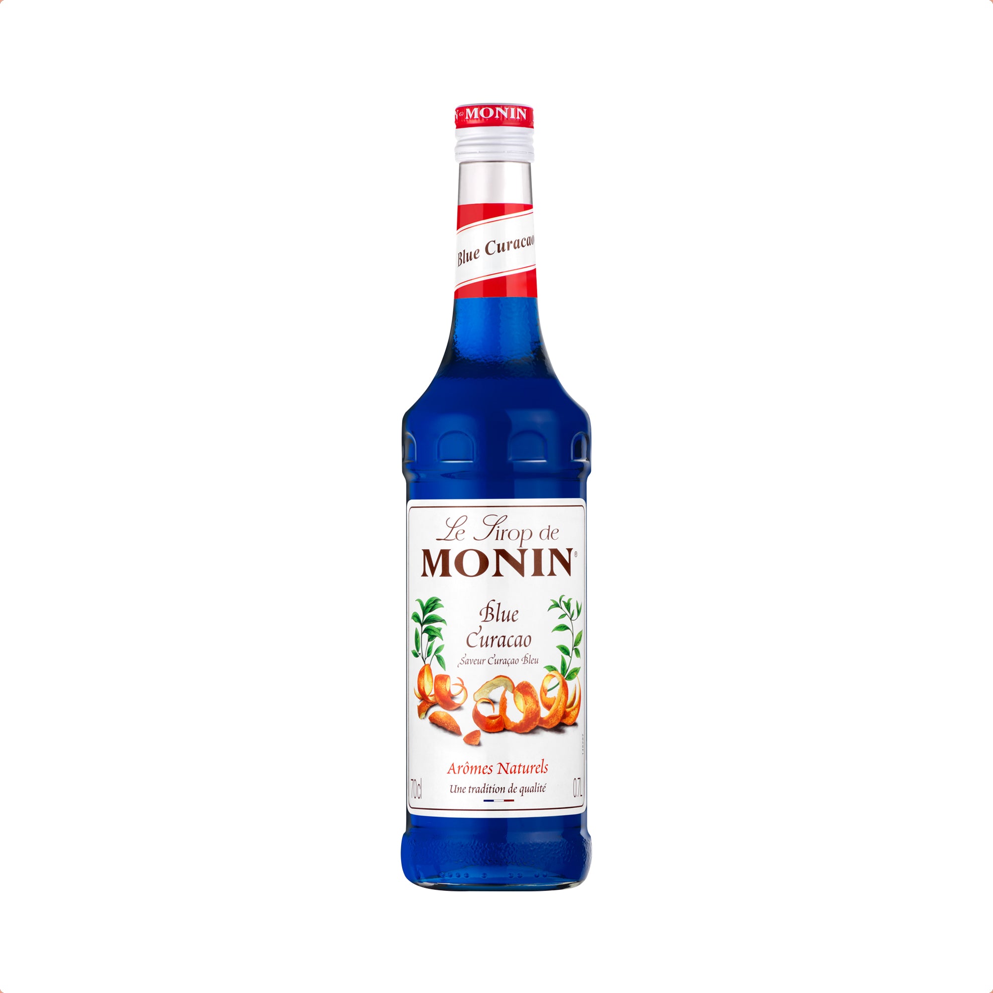 Monin Premium Blue Curacao Syrup 700ml Glass Bottle | Clumsy Goat Coffee