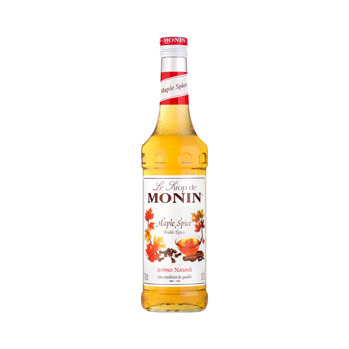 Monin Premium Maple Spice Syrup 700ml Glass Bottle