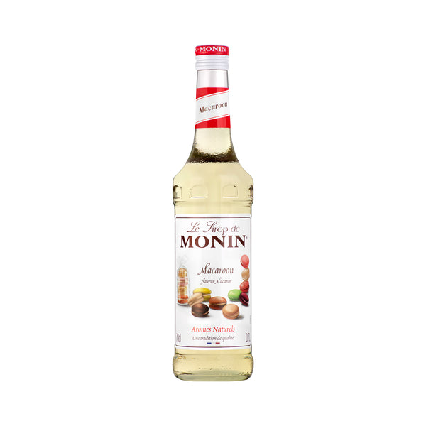 Monin Premium Macaroon Syrup 700ml Glass Bottle