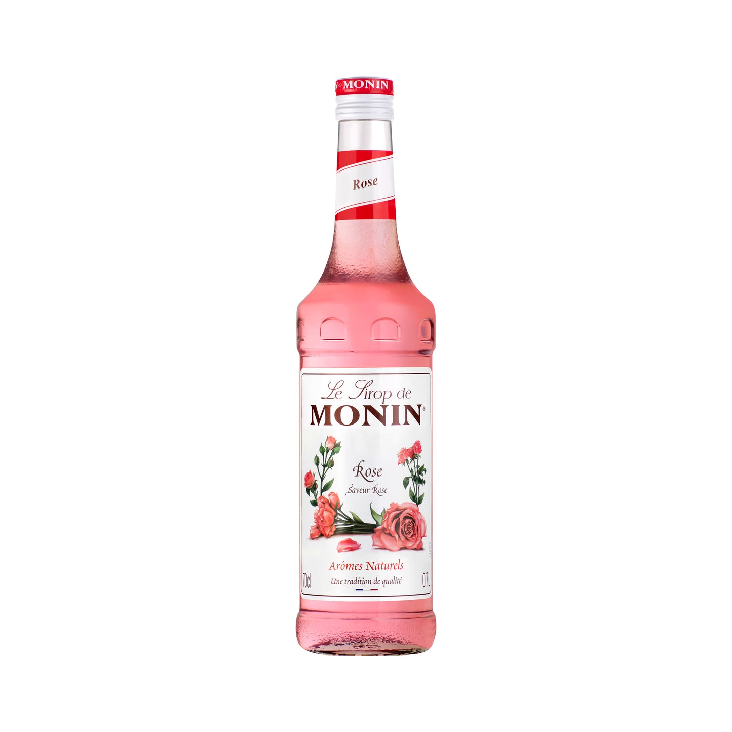 Monin Premium Rose Syrup 700ml Glass Bottle