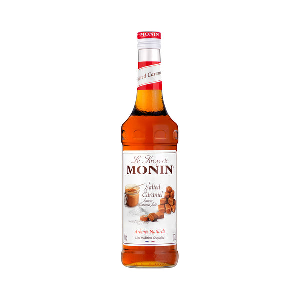 Monin Premium Salted Caramel Syrup 700ml Glass Bottle