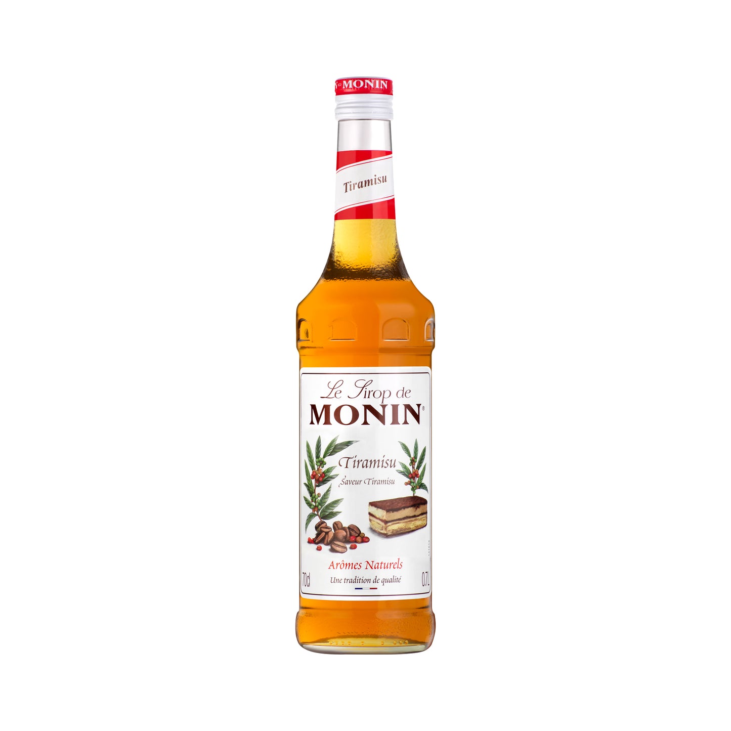 Monin Premium Tiramisu Syrup 700ml Glass Bottle