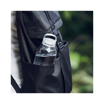 Kinto WATER BOTTLE 300ml Transparent Copolyester with Handle and Twist Lid