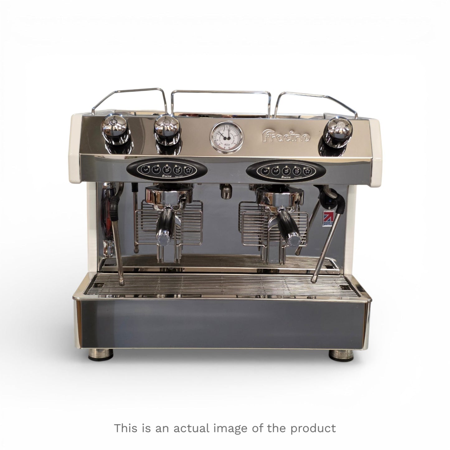 Fracino Bambino Luxury Commercial 2 Group Espresso Machine - White (Refurbished)
