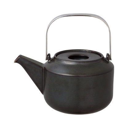 Kinto LT Teapot 600ml - Japanese-Style Porcelain Teapot with Strainer