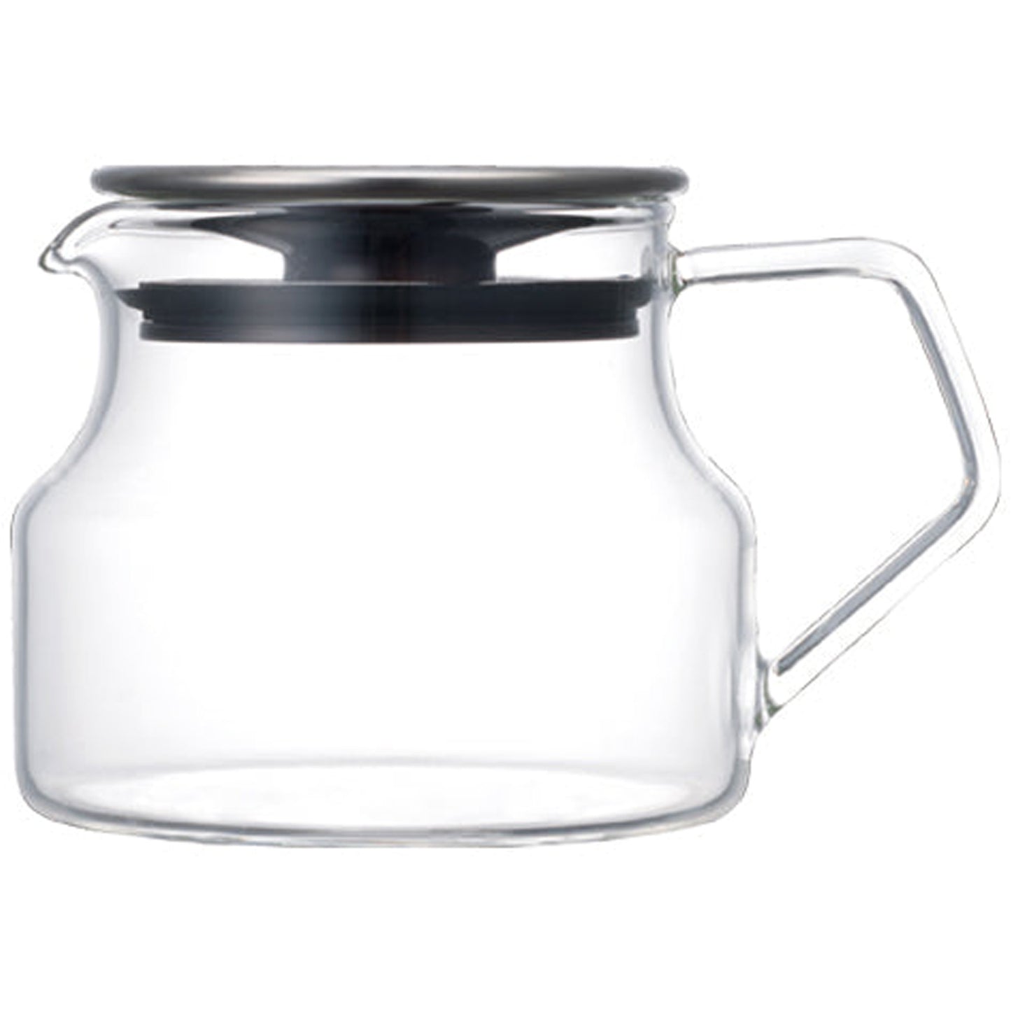 Kinto CAST Teapot 450ml - Elegant Heat-Resistant Glass with Mesh Strainer