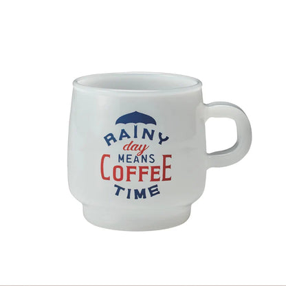 Kinto SCS Sign Painted Porcelain Stacking Coffee Mug