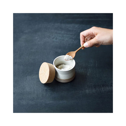Kinto CLK-211 Canister 100ml - Porcelain Storage with Cork Lid