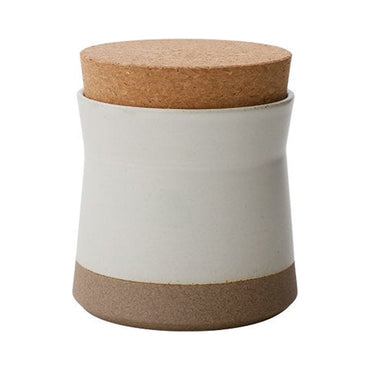 Kinto CLK-211 Canister 400ml - Porcelain Storage with Cork Lid