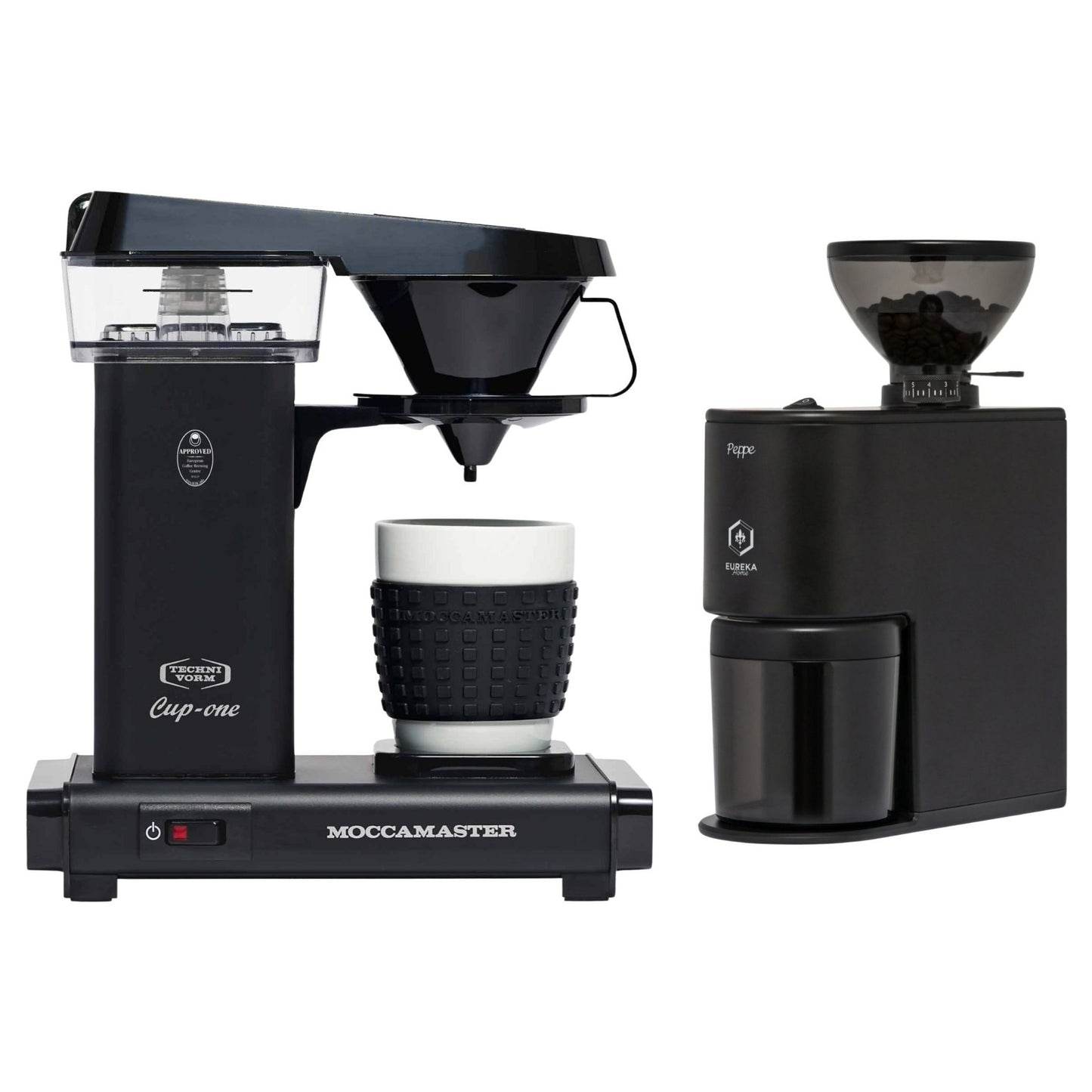 Moccamaster Cup-One & Eureka Peppe Bundle
