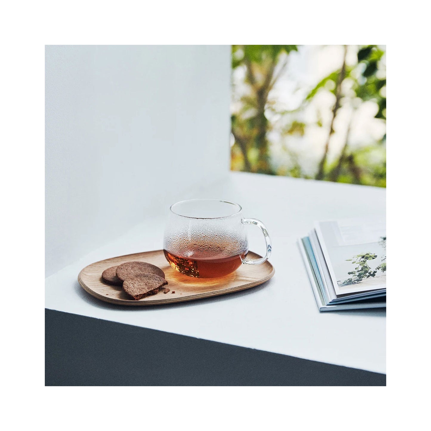 Kinto UNITEA Cup 350ml - Heat-Resistant Glass, Ideal for Tea Enjoyment