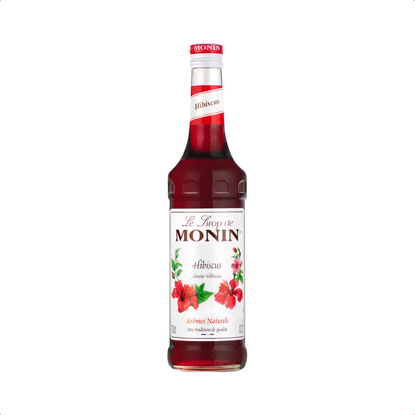 Monin Premium Hibiscus Syrup 700ml Glass Bottle | Clumsy Goat Coffee