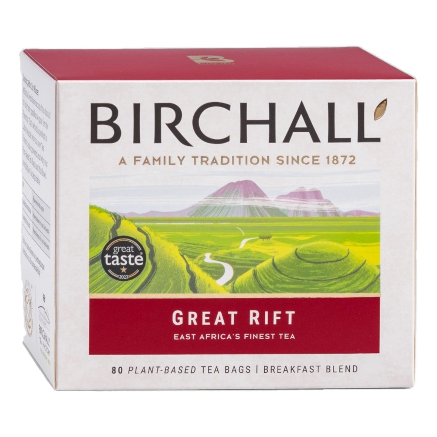 Birchall Great Rift Breakfast Blend 80 Plant-Based Everyday Tea Bags