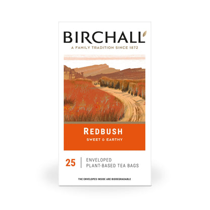 Birchall Redbush – Enveloped Rooibos Tea Bags - 25 Pack